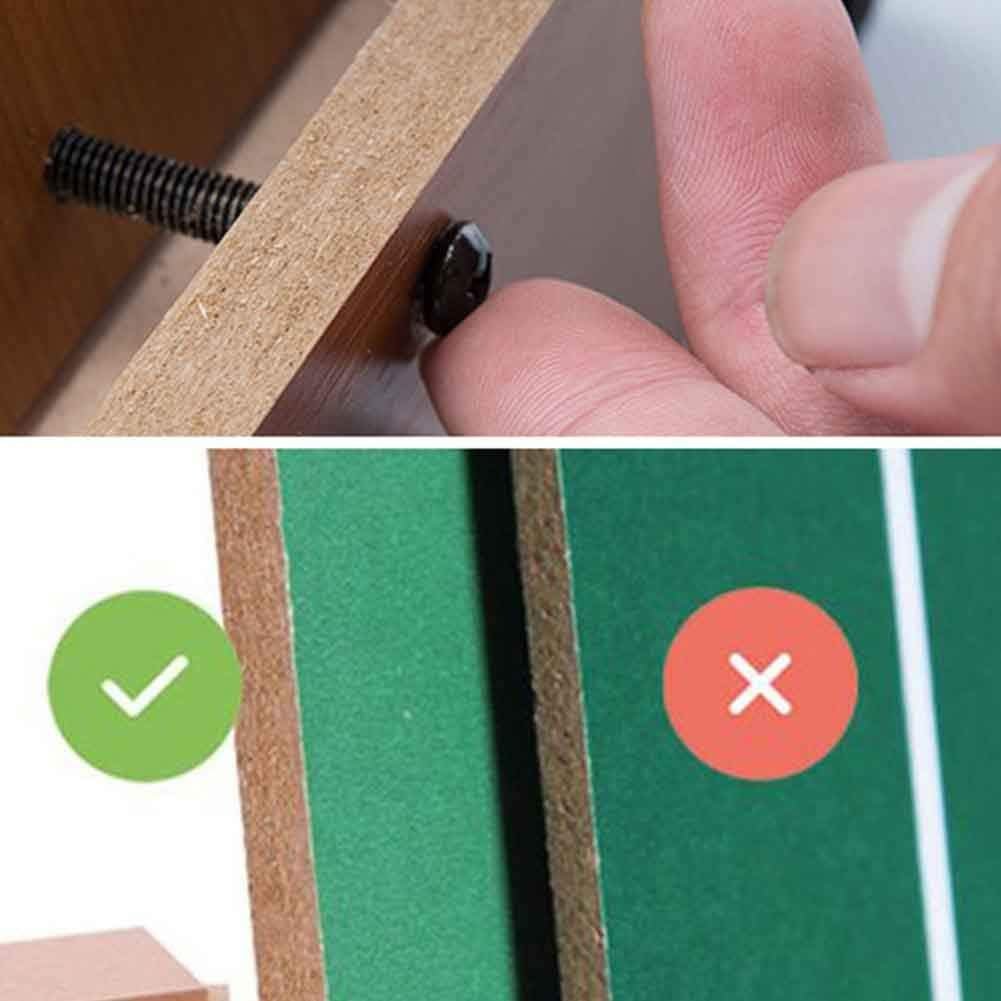 14 Inch Foosball Table, Wooden Soccer Game Tabletop, Mini Indoor Table Soccer Set for Game Rooms, Parties, Family Night - Image 3