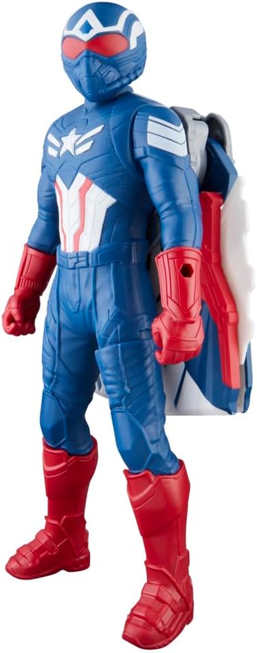 Marvel Avengers Captain America: Brave New World Flight Mode Action Figure with Accessories, 9-Inch-Scale (22 cm) Super Hero Toys for Kids Ages 4+ - Image 10