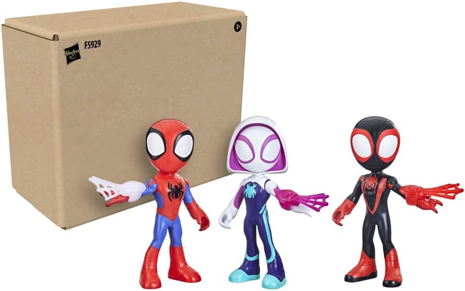 Spidey and his Amazing Friends Supersized Hero Multipack, 3 Large Action Figures, Marvel Preschool Super Hero Toy, Ages 3 and Up, 9 Inches (Amazon Exclusive) - Image 2