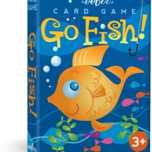 eeBoo Color Go Fish Playing Card Game, 50 Cards, Ages 3+ for 1-4 Players