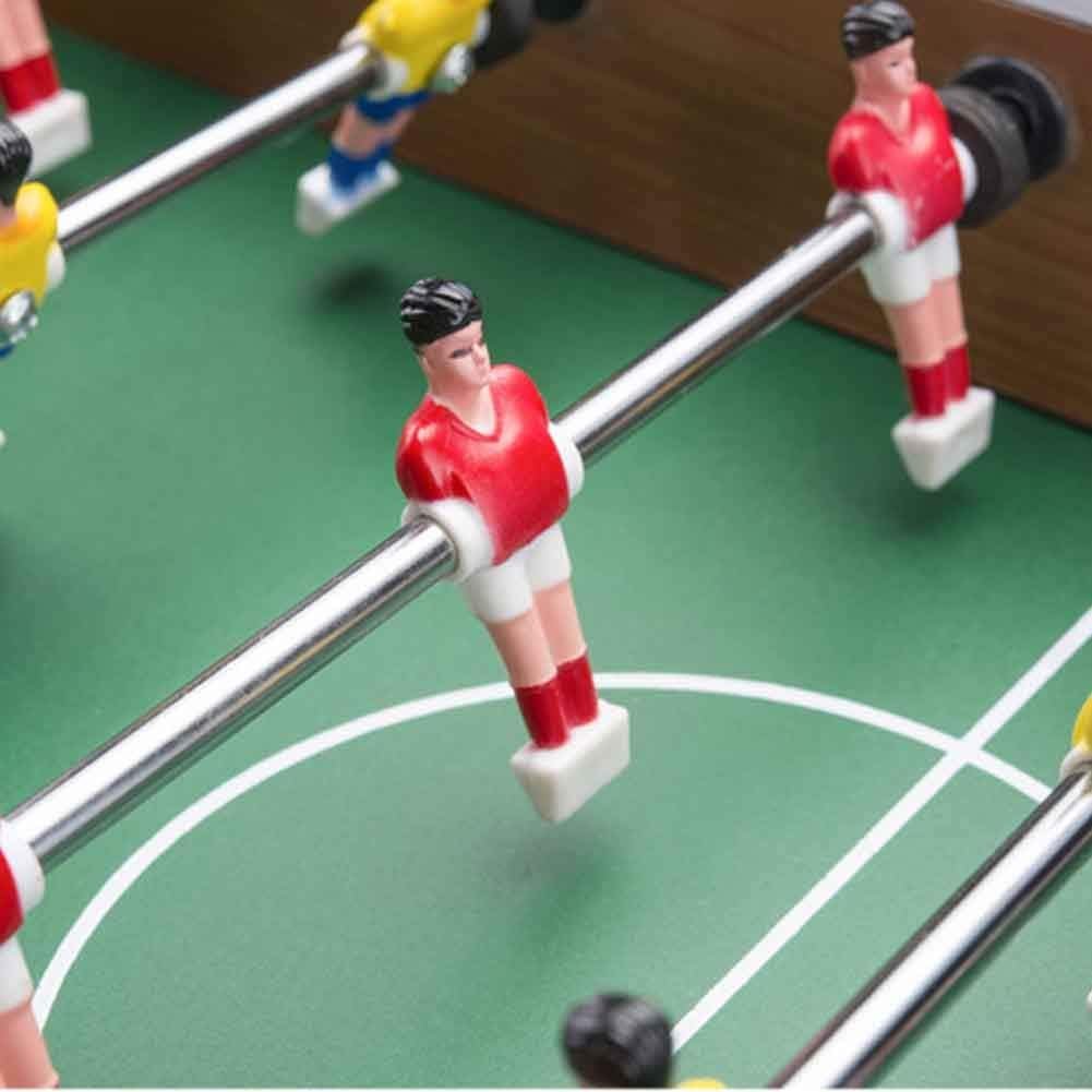 14 Inch Foosball Table, Wooden Soccer Game Tabletop, Mini Indoor Table Soccer Set for Game Rooms, Parties, Family Night - Image 2