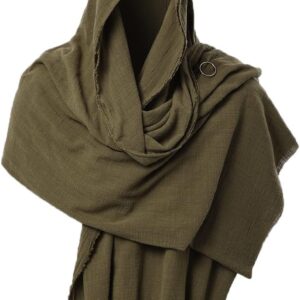 GRACEART Post Apocalyptic Shawl Scarf Shaman Cowl Medieval Costume Sash