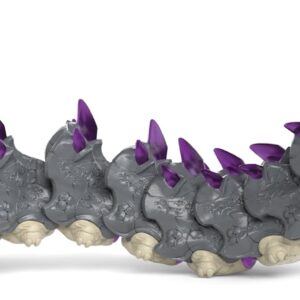 schleich Eldrador Creatures – 10” Shadow Worm Action Figure with Movable Body – Spiked Bug Monster Toy for Battle Fun – Large Beast Figurine for Imaginative Play for Boys and Girls – Kids 7+ | 70830