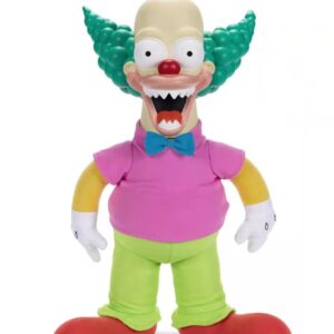Disney The Simpsons Talking Krusty Doll Plush, 16-Inches Tall Good and Evil Krusty Pull String Doll Toy, from The Classic Treehouse of Horror III Episode