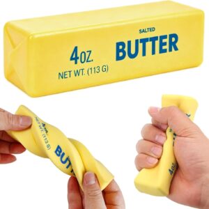 Butter Squishy- Slow Rising Fidget Toys, Novelty Stress Relief Butter Squeeze Toy for Adults & Kids, Party Favors Gift Sensory Toy (1 PC)