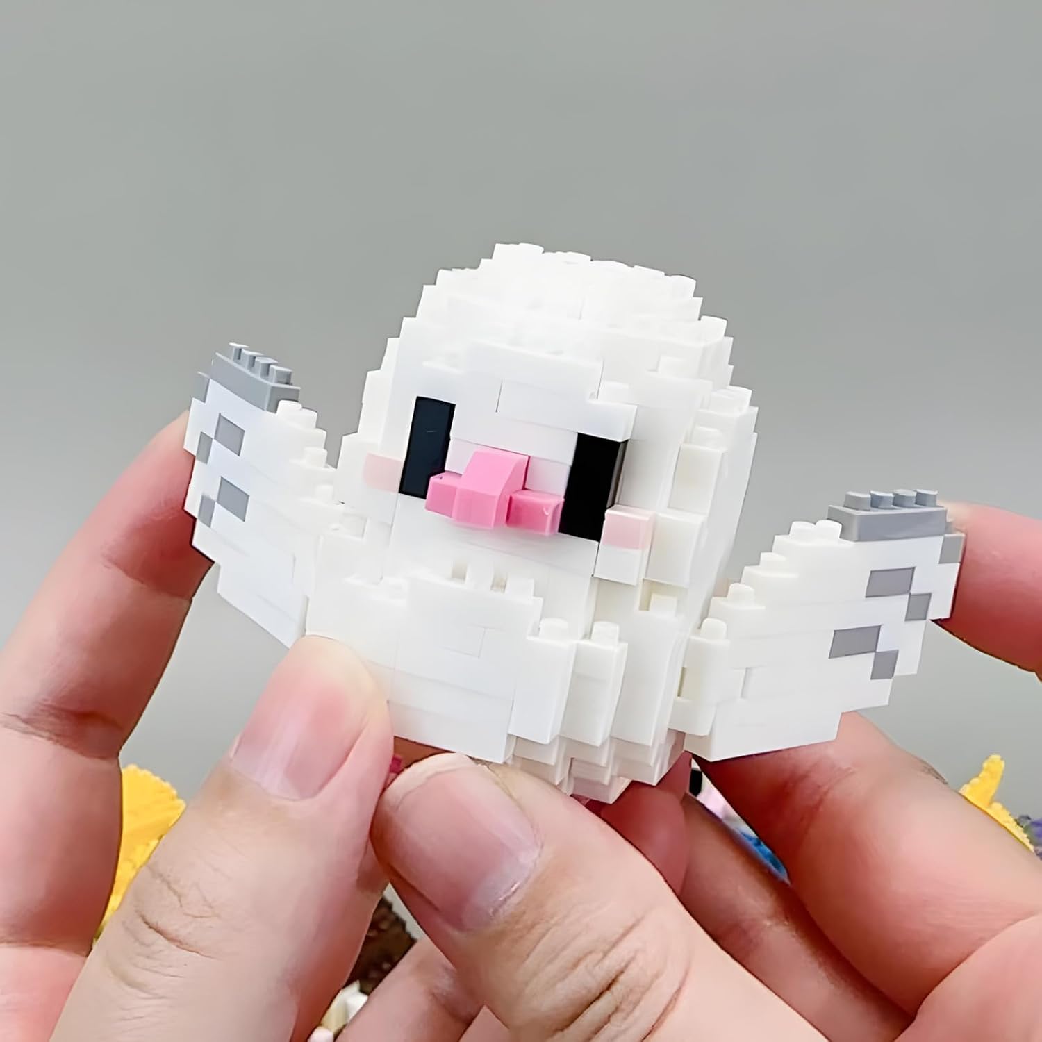 HJPLPXH Parrots Micro Mini Building Block Sets Birthday Gift for Kids, Animals Buildling Model Kits, Mini Bricks Birds Series Toys for Kids(12 Boxes) - Image 7