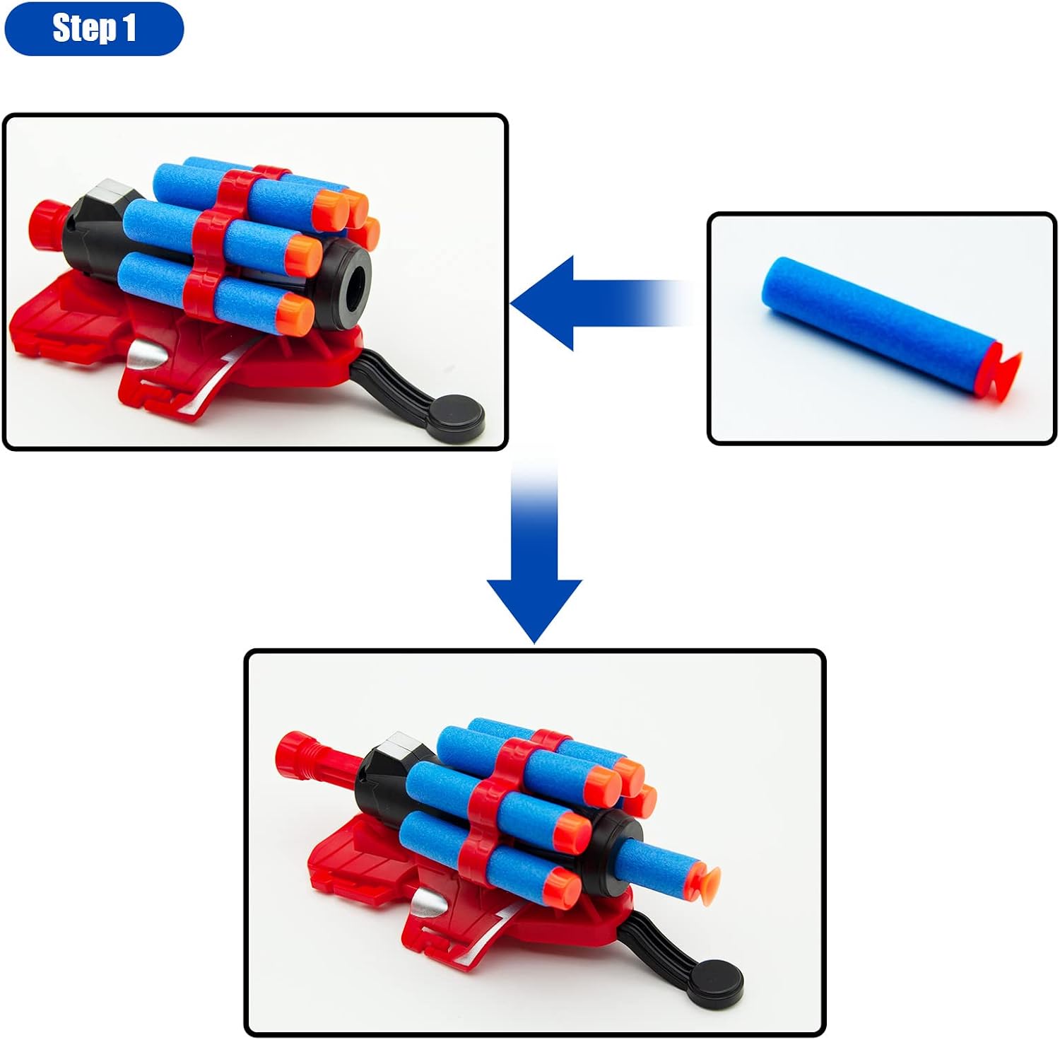 2 Sets Spider Web Shooters for Kids Classroom Prizes Cosplay Launcher Gloves with Wrist Toy Set Hero Webs Shooter for Kids - Image 3