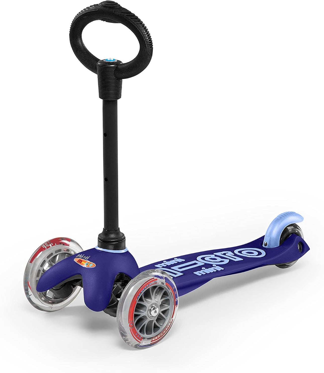 Micro Kickboard | Mini 3-in-1 Deluxe Toddler Scooter for Ages 1–5 | Ride-On with Removable Parent Push Bar | 3 Wheel Lean-to-Steer Design | Adjustable T Bar | Smooth Ride PU Wheels | Swiss Design - Image 3