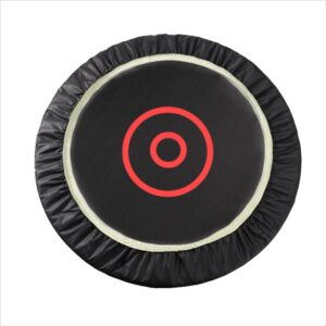 Mini Trampoline Spring Cover 36 38 40 Inch Small Trampoline Replacement Safety Pad Serviceable Trampoline Parts Parts for Kids Men Women Indoor Home Fitness (Black, 36″)
