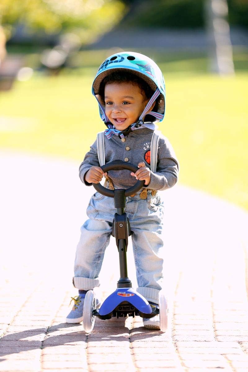 Micro Kickboard | Mini 3-in-1 Deluxe Toddler Scooter for Ages 1–5 | Ride-On with Removable Parent Push Bar | 3 Wheel Lean-to-Steer Design | Adjustable T Bar | Smooth Ride PU Wheels | Swiss Design - Image 4