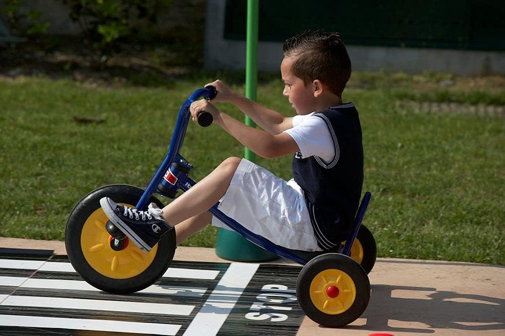 Italtrike Atlantic SuperTrike Outdoor Tricycle for Toddlers and Kids, Superior Engineering, Strong and Durable, Easy Assembly, Adjustable Seat, Ages 3-6 (Blue) - Image 5