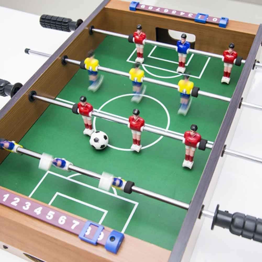 14 Inch Foosball Table, Wooden Soccer Game Tabletop, Mini Indoor Table Soccer Set for Game Rooms, Parties, Family Night - Image 8