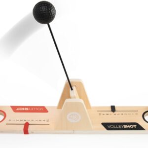 Fat Brain Toys VolleyShot – Wooden 2-Player Tabletop Skill Game for Kids & Adults