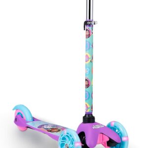 Kick Scooter for Kids, 3 Wheel Self Balancing, Light Up LED Wheels