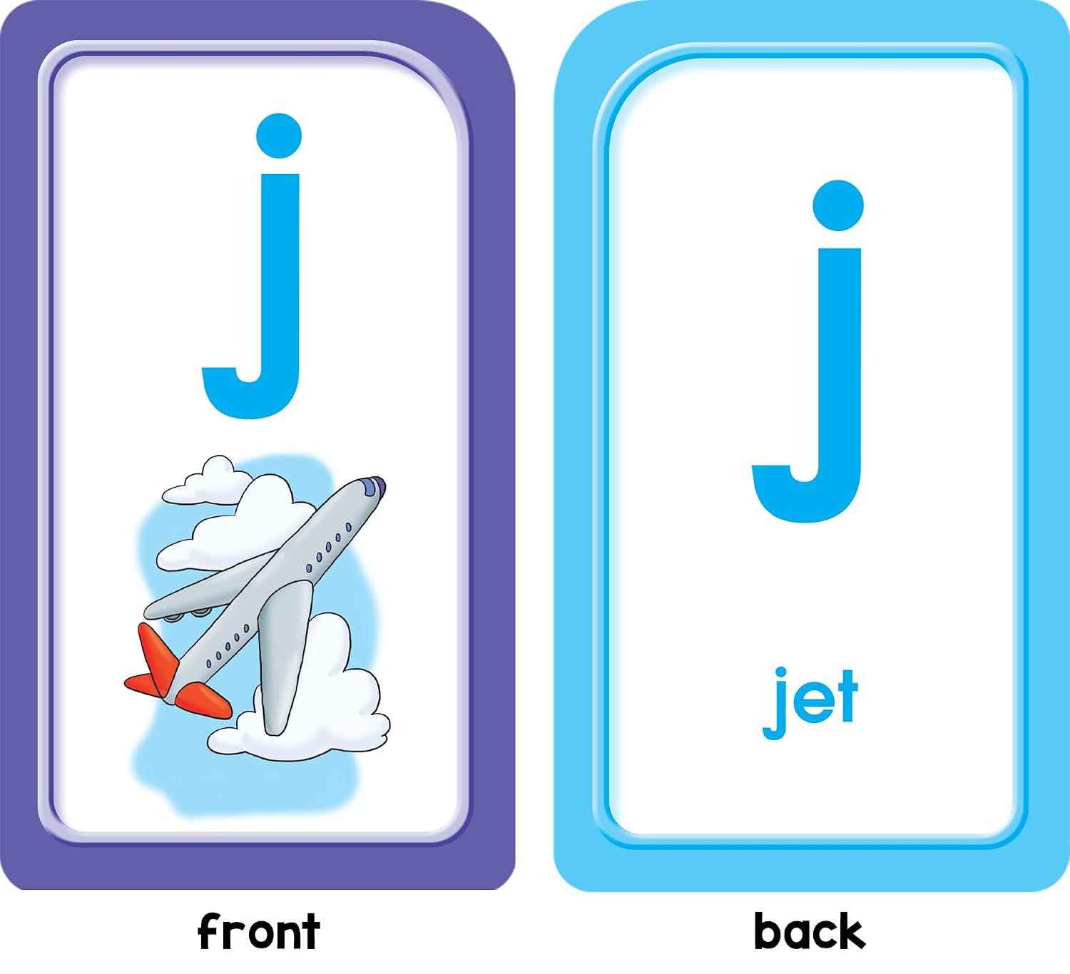 School Zone Alphabet Match Flash Cards: 56 Cards, Preschool, Kindergarten, ABC's, Letters, Matching, Beginning Sounds, Letter-Picture Recognition, Ages 4+ - Image 5
