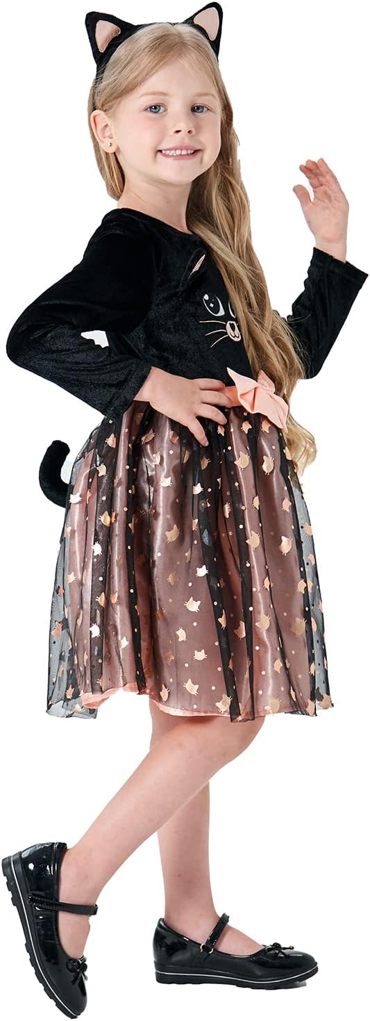 Wizland Girls Cute Cat Costumes Cat Cosplay Suit, Christmas Birthday Gift for Girls - Image 3