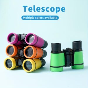 4 X 30 Colorful Outdoor Binoculars Premium Material Safe Reliable Multifunctional for Holiday Decoration Sightseeing Outdoor Adventure Concert Bird Watching (Green)