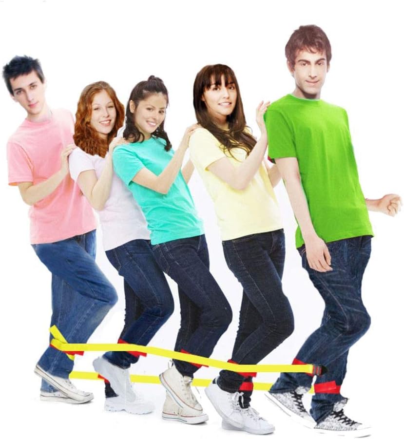 Sonyabecca Cooperative Band Walker 5-Legged Race Band Set Game Teamwork Training for Children Adult - Image 2