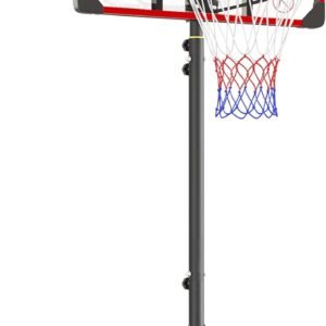 Yohood Kids Basketball Hoop Outdoor 4.82-8.53ft Adjustable, Portable Basketball Hoops & Goals for Kids/Teenagers/Youth in Backyard/Driveway/Indoor, with Enlarged Base and PC Backboard