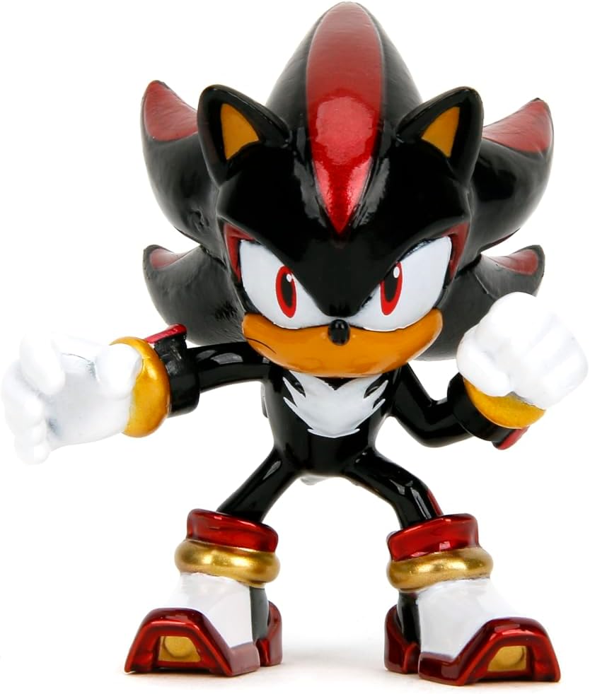 Jada Metalfigs Sonic the Hedgehog 4-Pack, Sonic, Tails, Knuckles, Shadow, 2.5” Die-Cast Figures - Wave 1, Ages 8+ - Image 8