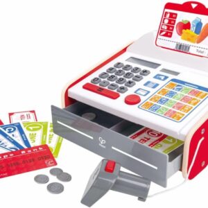 Hape Beep ’n’ Buy Cash Register | Role Play Toy Cash Register for Kids, for Children Ages 3+ Years
