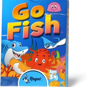 Regal Games – Go Fish, Garbage Monsters, Highway Hunt Card Games Set – Family-Friendly, Fun Card Games – Search & Find, Matching, Counting – Ages 3+ – Includes Game Cards & Instructions – 3 Pack
