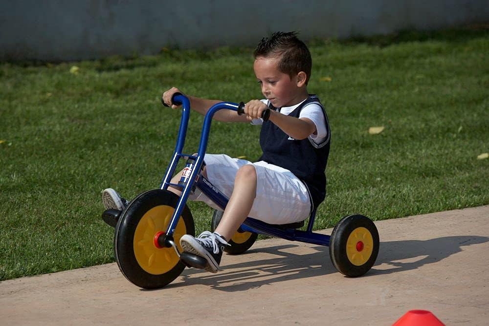 Italtrike Atlantic SuperTrike Outdoor Tricycle for Toddlers and Kids, Superior Engineering, Strong and Durable, Easy Assembly, Adjustable Seat, Ages 3-6 (Blue) - Image 4