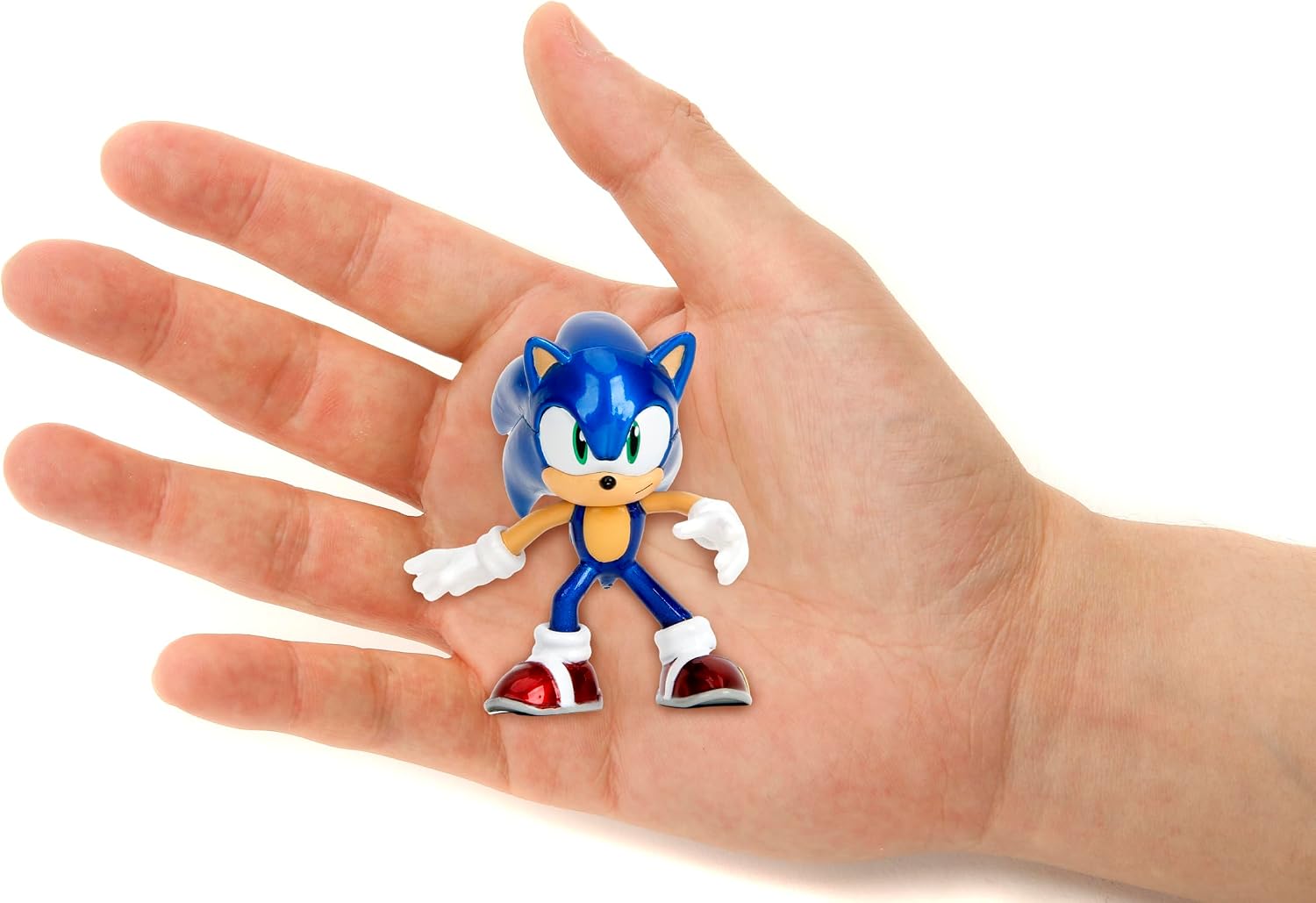 Jada Metalfigs Sonic the Hedgehog 4-Pack, Sonic, Tails, Knuckles, Shadow, 2.5” Die-Cast Figures - Wave 1, Ages 8+ - Image 3