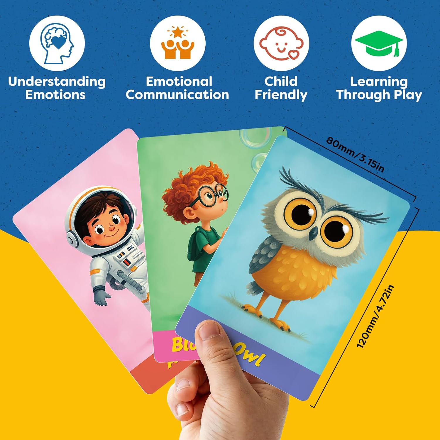 Charades Game for Kids Ages 4+ – 100 Cards Animals Actions Professions with Illustrations No Reading Required,Creative Educational Learning Pictionary Game for Family, Party, Classroom & Travel - Image 5