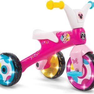 Huffy Disney Minnie Mouse Light Up Kids’ Trike, Ideal for Ages 3+, Minnie Mouse Graphics, Colorful and Playful Design, Simple Coaster Brake, Sturdy and Durable, Safe for Toddlers, Girl’s