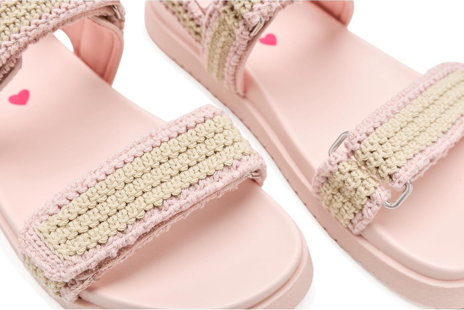 Steve Madden Girls Mona (Little Kid/Big Kid) Light Pink Multi 5 Medium Big Kid - Image 6