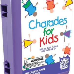 Charades for Kids Snap Box – The ‘No Reading Required’ Family Game in A Compact Travel Case by Pressman