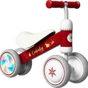 Baby Balance Bike for 1-3 Year – First Birthday Boy Girl Gifts 12-36 Month Mini Bike|Colorful Lighting Wheels|Ride on Toys |Toddler Balance Bike 1-3 Indoor/Outdoor Bike