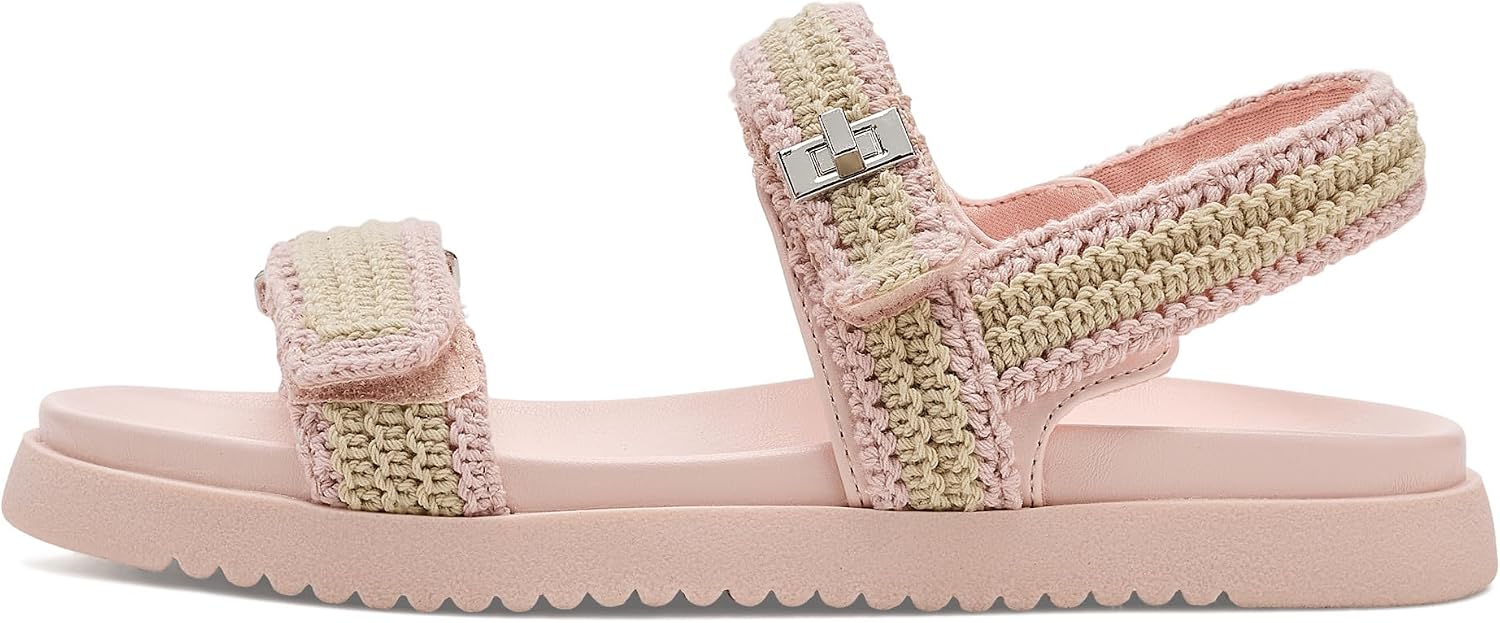 Steve Madden Girls Mona (Little Kid/Big Kid) Light Pink Multi 5 Medium Big Kid - Image 4
