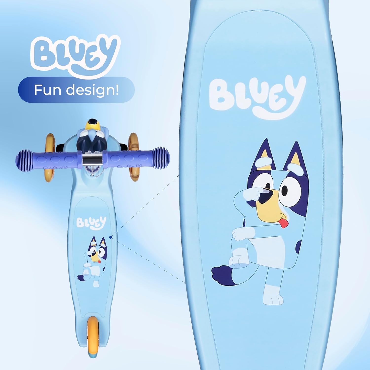 Kick Scooter for Kids, 3 Wheel Self Balancing, Light Up LED Wheels - Image 5