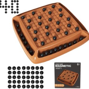 Magnet Game, Magnetic Game Board Games for Kids 8-12 and Adults, Magnet Chess Set Family Games Ideal for Family and Friend Games Night, 2-4 Players
