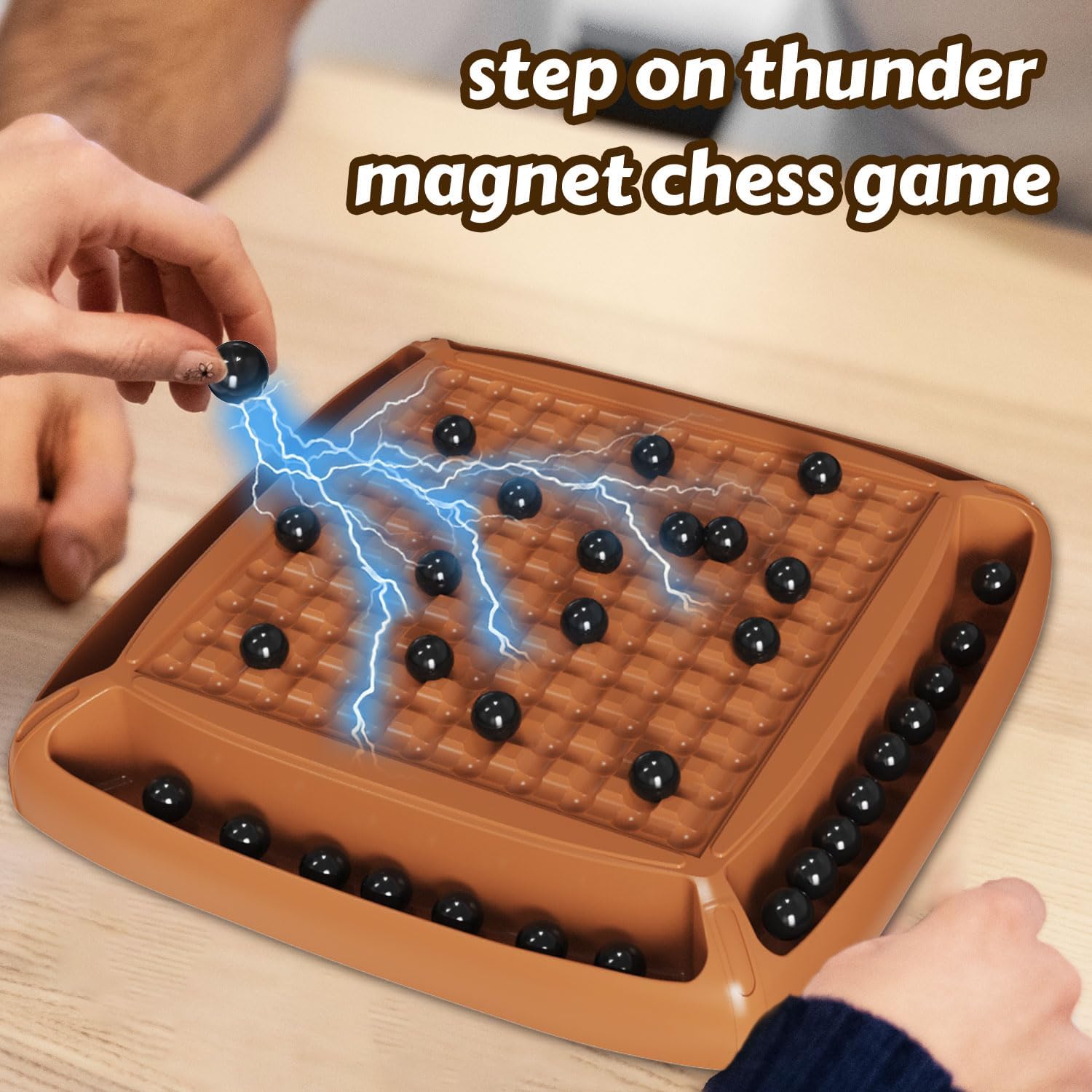 Magnet Game, Magnetic Game Board Games for Kids 8-12 and Adults, Magnet Chess Set Family Games Ideal for Family and Friend Games Night, 2-4 Players - Image 2