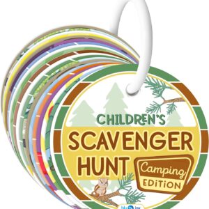 Blu Jay Children’s Scavenger Hunt | Toddler Activities | Games for 2, 3 Year Old’s & Up | Kids Educational Scavenger Hunt Cards (Camping Edition)