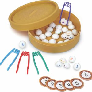 Learning Resources Dumpling Dash Fine Motor Math Game – Squishy Dumpling Toy, Montessori Counting Toys, Kids Board Game, Play Food, Homeschool Toddler Games, Fine Motor Skills, Preschool Board Games