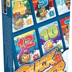Captain Games Duck and Cover Party Game – Fun Fast-Paced Card Game for Family Game Night, Hilarious and Competitive Game for Kids & Adults, Ages 7+, 2-7 Players, 30 Minute Playtime, Made