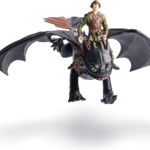 Dreamworks Dragons, How to Train Your Dragon, Toothless & Hiccup, Viking Duo Action Figures, Kids Toys for Boys Ages 4 and up