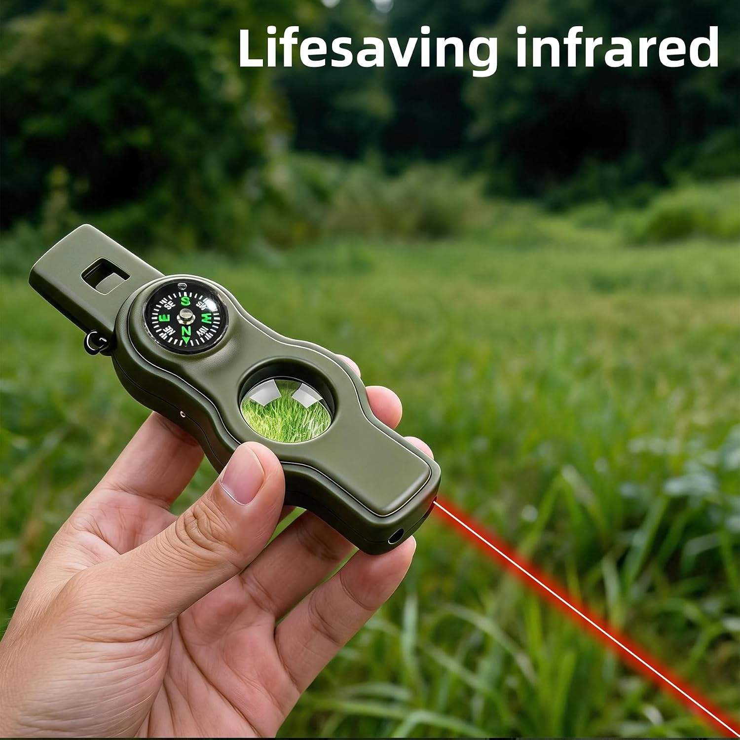 Emergency Survival Safety Whistle,Whistle for Kids with Lanyard,Compass,Thermometer,Ideal for Kayaking, Boating, Hiking, Camping, Climbing - Image 5