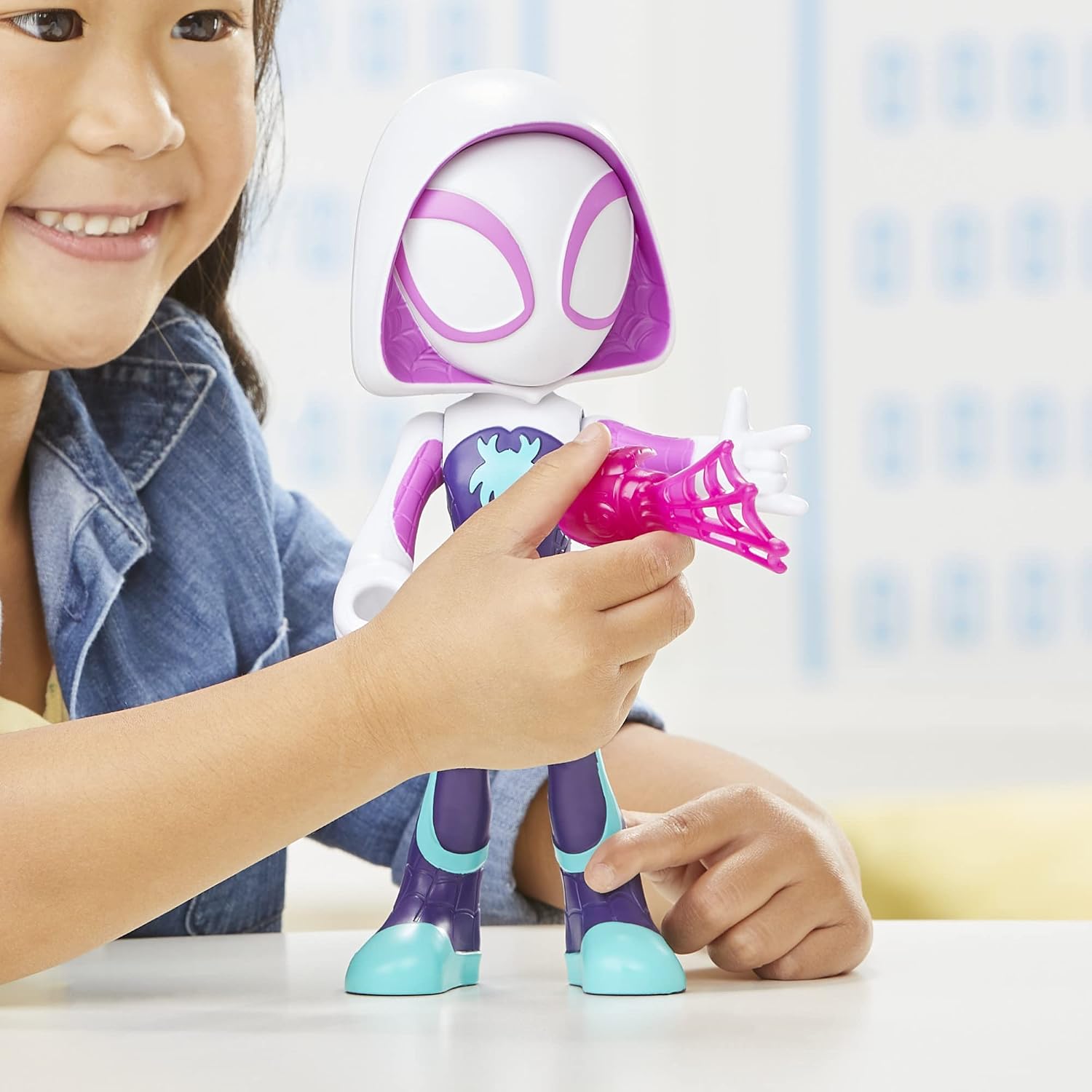 Spidey and his Amazing Friends Supersized Hero Multipack, 3 Large Action Figures, Marvel Preschool Super Hero Toy, Ages 3 and Up, 9 Inches (Amazon Exclusive) - Image 7