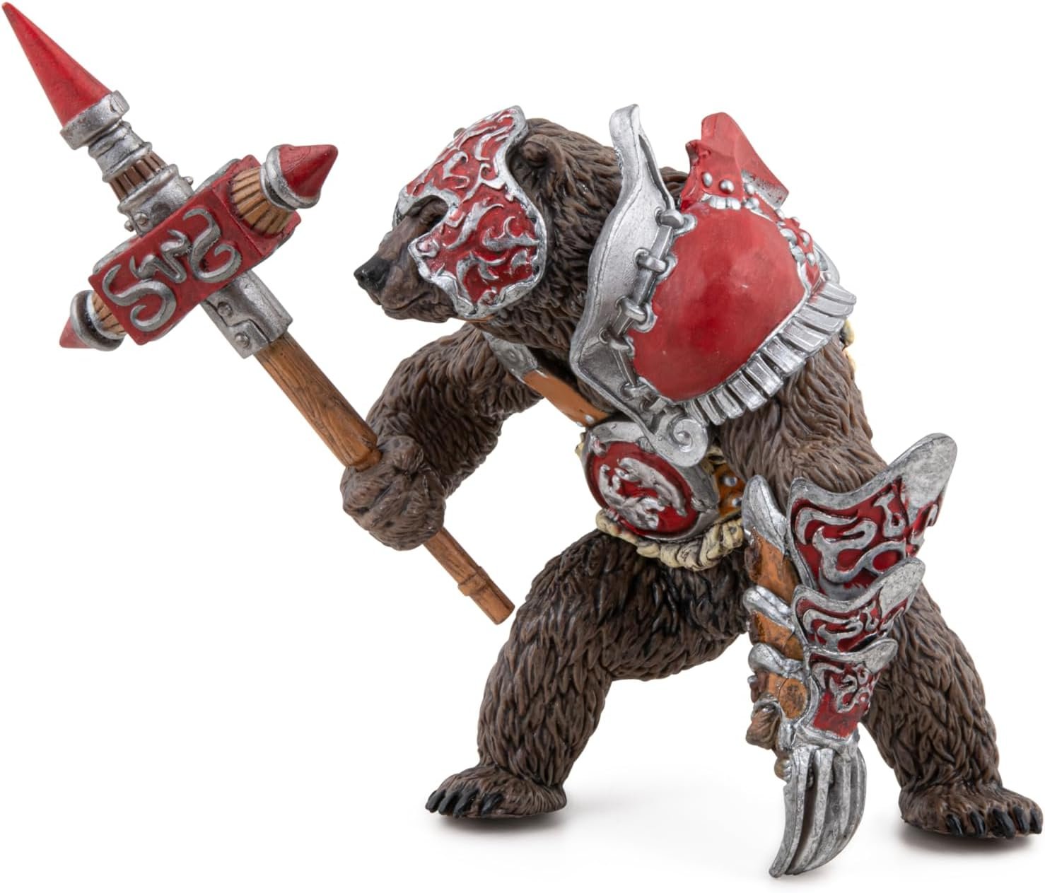 Papo - Realistic Mutant Bear Figure - Ages 3+ - Fantasy & Medieval Collection - Creative Play Fantasy Warrior - Gift Idea Toy for Girls and Boys