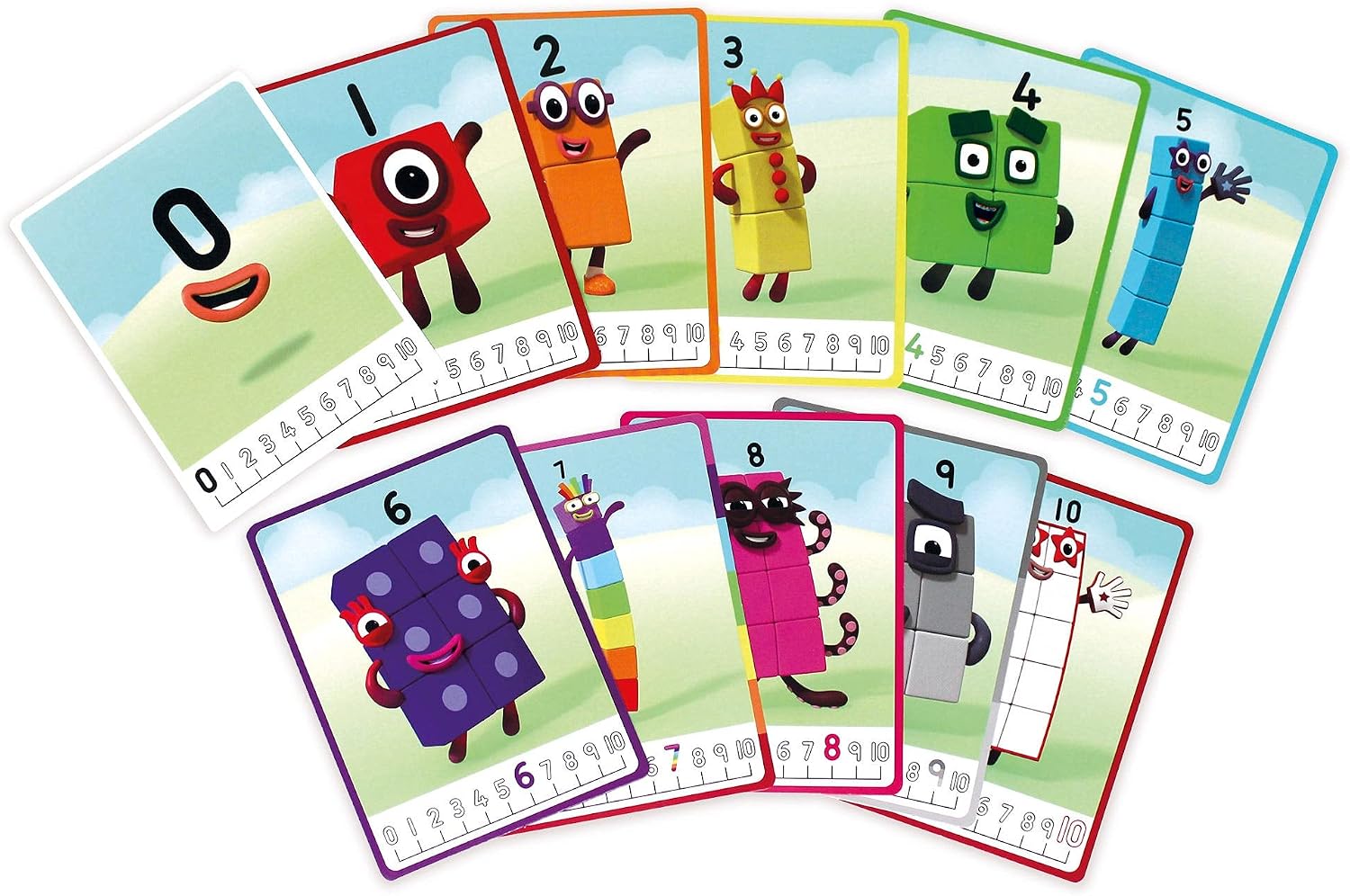 hand2mind MathLink Cubes Numberblocks 1-10 Activity Set, 30 Preschool Learning Activities, Counting Blocks, Linking Cubes, Educational Toys for Kids, Number Games, Math Manipulatives Kindergarten - Image 6