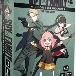 KESS: Spy x Family: Mission for Peanuts – Deduction Card Game, Character Roleplay, Bluff & Eliminate Your Rivals, Anime-Manga, Ages 10+, 3-5 Players