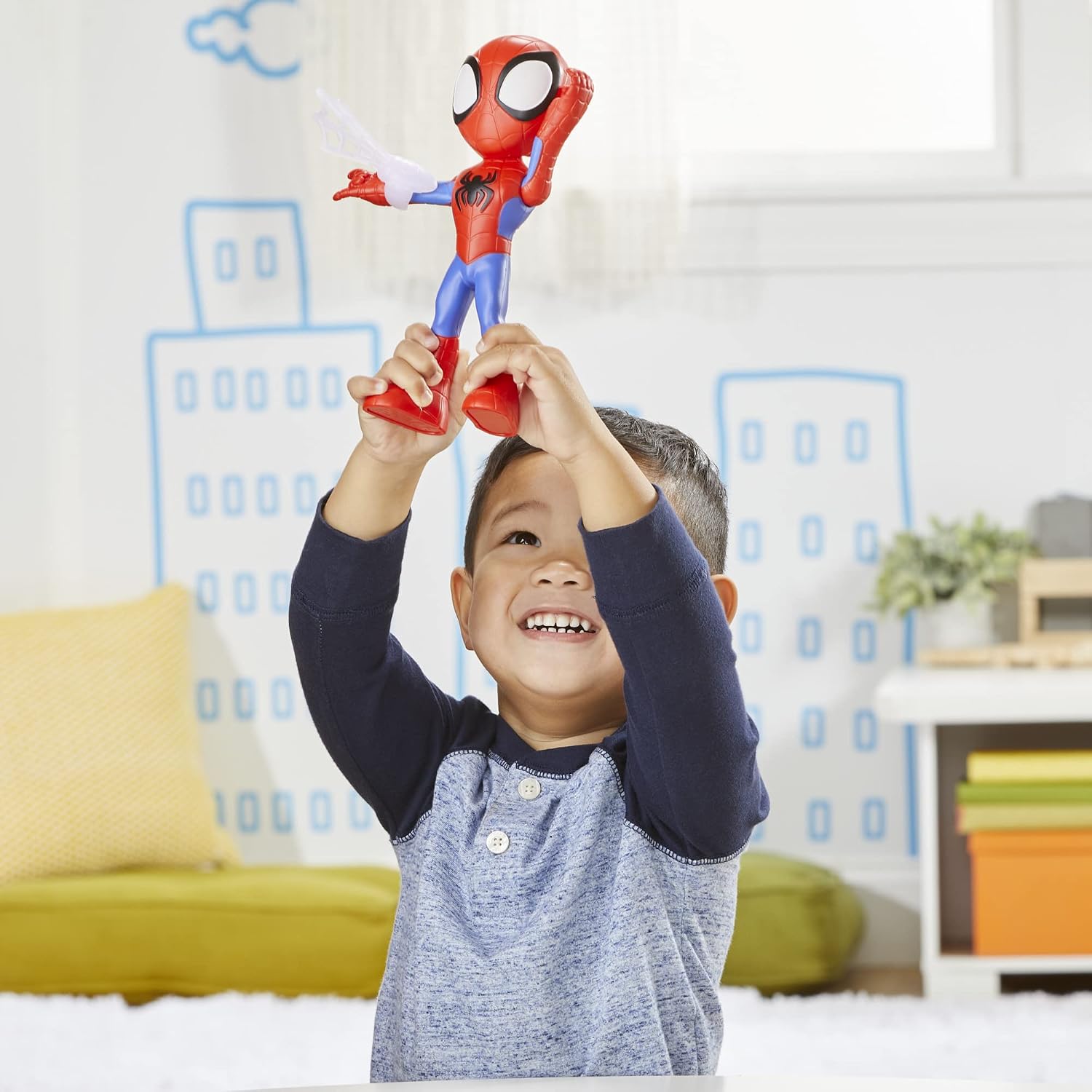 Spidey and his Amazing Friends Supersized Hero Multipack, 3 Large Action Figures, Marvel Preschool Super Hero Toy, Ages 3 and Up, 9 Inches (Amazon Exclusive) - Image 13