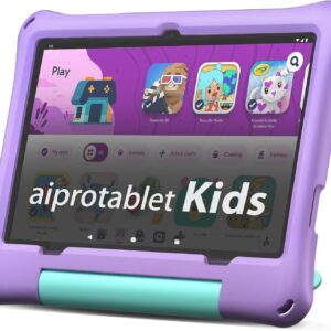 Kids Tablet, Android 16 Tablet for Kids 10 inch Octa-Core with Case, 24GB RAM 64GB ROM 2TB TF Card Expandable for Toddler Children, Parental Control, Dual Camera, BT5.0, WiFi, Gift (Purple)