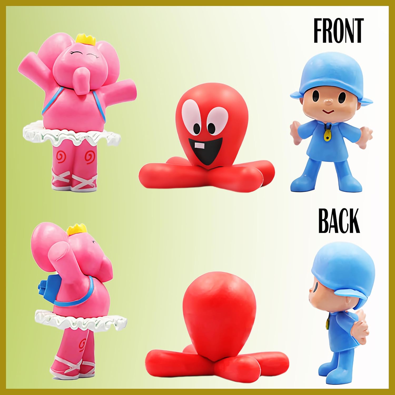 7-Piece Animated Set Featuring Loula and Elly 2.6 Inch PVC Action Figures for Collectors Display and Decor - Image 7