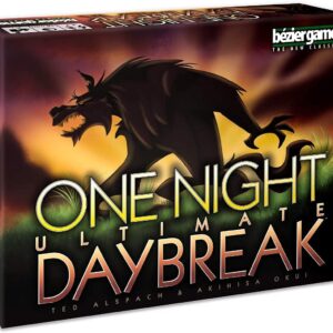 One Night Ultimate Daybreak by Bezier Games | Standalone Hidden Role Mystery with Social Deduction | App-Supported Bluffing Experience | 3-7 Players | 10 Minutes